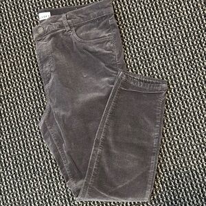 LOFT Charcoal Corduroy Pants